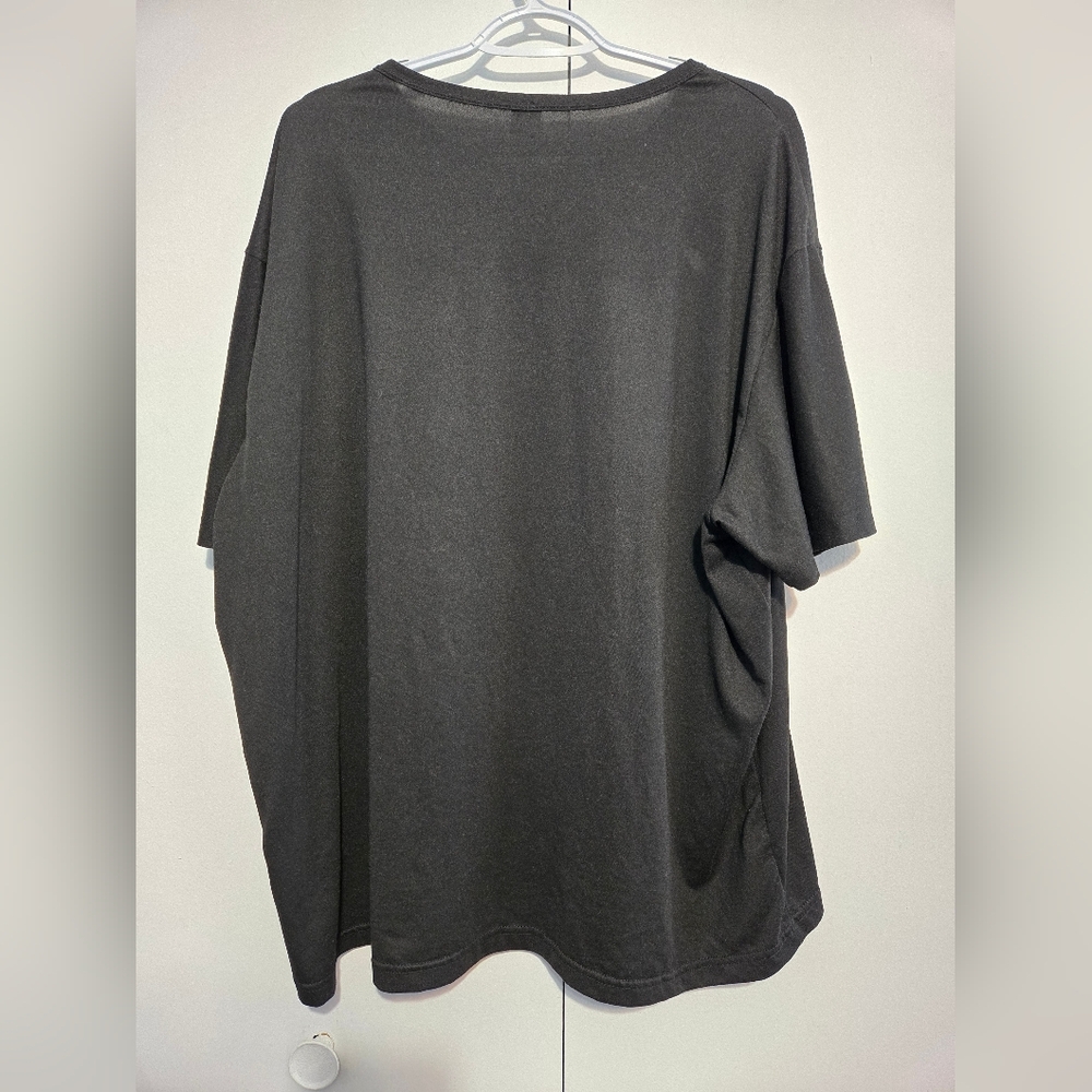 Black Graphic Tee with Skeleton Design - Picture 5 of 5